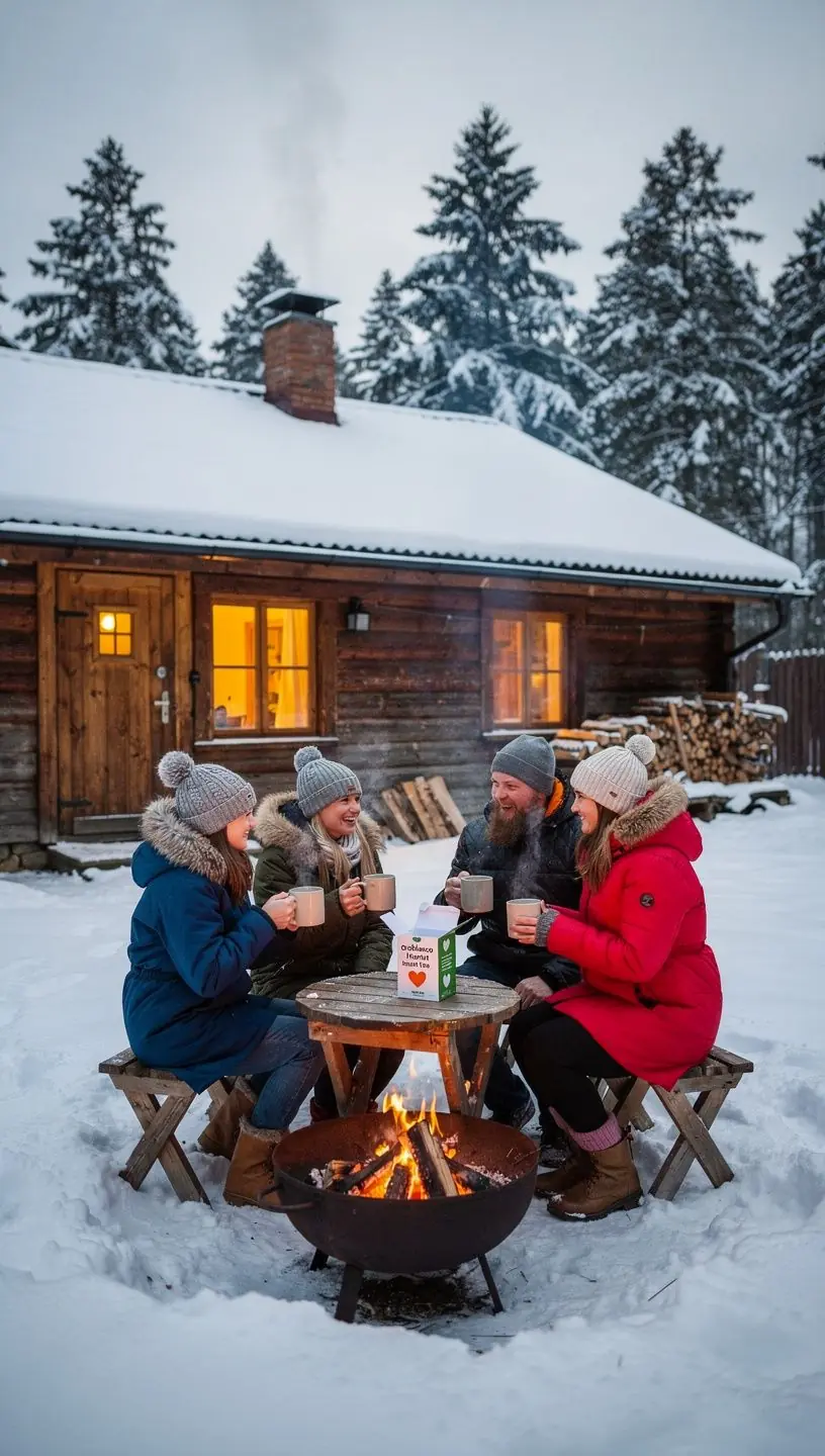 Oroblanco širdies arbatos pakuotė su gražiu dizainu